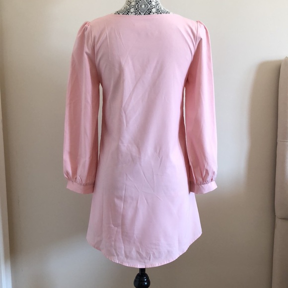 Tobi Pink Long Sleeve Dress - Picture 2 of 4